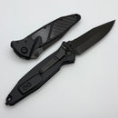 Microtech Socom Elite M/A DLC Spearpoint w/ Carbon Fiber Inlaid Black Aluminum Handle Signature Series 160-1DLCTCFISS