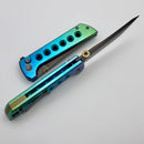 North Mountain Blade Chop2 w/ Ice Teal Crystal Titanium Handles & DLC SLD-Magic