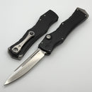 Marfione Custom Halo IV Black Handle w/ Cracked Ice Clip Point M390MK