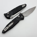 Microtech Socom Ram-Lok w/ Aluminum Frag Handles & S/E Serrated Stonewash M390MK 160RL-11FR