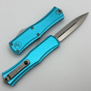 Microtech Knives Mini Hera Satin Double Edge M390MK w/ Turquoise Handle 1702M-4TQ