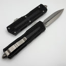 Microtech Scarab 2 Gen 3 D/E Stonewash Standard w/ Black Handle 1280-10