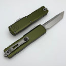 Microtech UTX-85 Gen IV w/ OD Green Handle & Stonewash T/E M390MK 12334-10OD