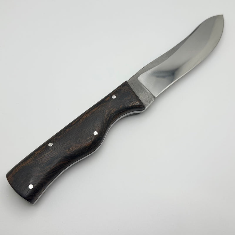 Iron Witness Classic Drop Point Skinner Fixed Blade  w/ Bocote Handles & 1075 Blade