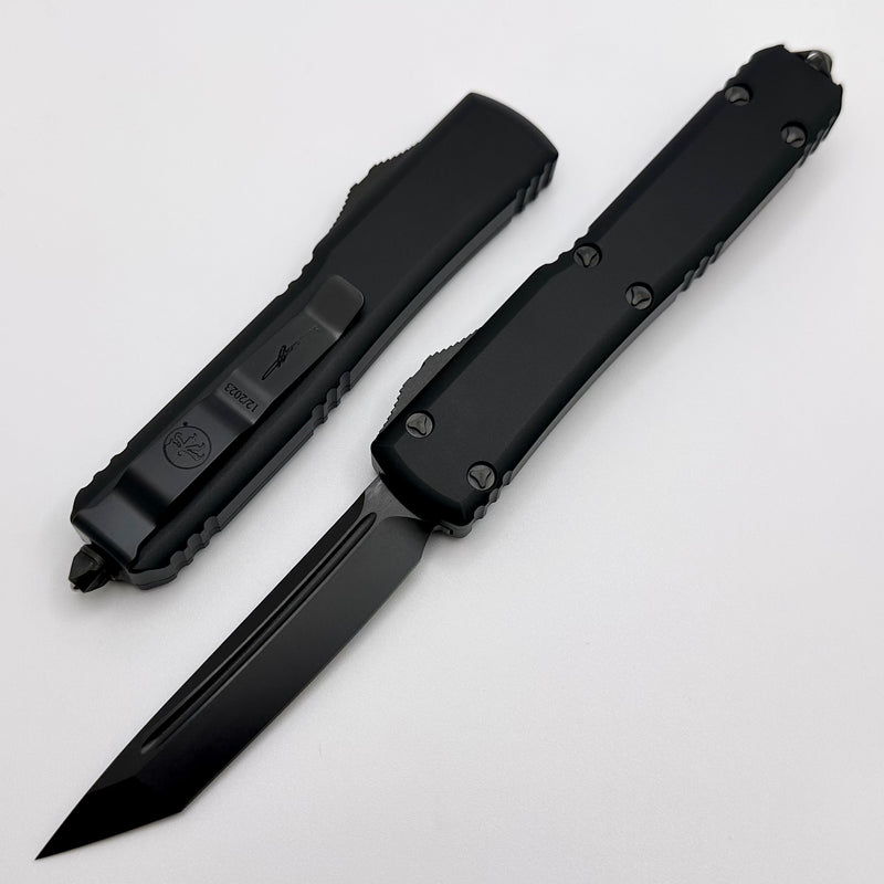 Microtech Ultratech Tanto DLC Shadow Signature Series 123-1DLCTSH