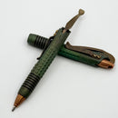 Marfione Custom Siphon Pen II Antique Green Frag Titanium w/ Bronze Ti Lever & Copper Accents