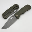 McNees Dixon w/ Frag Green/Bronze Titanium Handles w/ Satin Bronze Hardware & MagnaCut