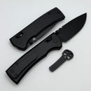 Chaves Knives X-Lock w/ Black Aluminum Handles & Black D2