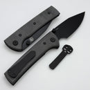 Chaves Knives Scapegoat Street w/ Black Micarta & Black Spear Point Elmax - Blue Label