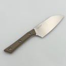 Microtech Santoku 4.2" Tan G-10 Handle w/ Stonewash M390MK 3300-10TA