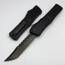 Microtech Knives Combat Troodon Gen III DLC Shadow Hellhound w/ Black Handle Signature Series 1219-1DLCTSH