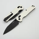 Kershaw Bel Air White Cerakote Aluminum Handles w/ PVD MagnaCut 6105WBLK