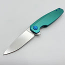 Holt Bladeworks Morpheus w/ Bent Starburst Titanium Handles & Stonewash Uddeholm Vanas SuperClean 1749