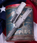 Microtech Knives Hera II Mini Dark Flag D/E M390MK Signature Series 1702M-1DKFLAGS