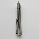 Sharknivco Waka V3.3 Titanium Beadblast Framelock & RWL34 PRE OWNED