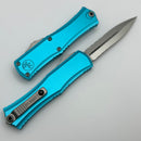 Microtech Knives Mini Hera Satin D/E Partial Serrated M390MK w/ Turquoise Handle 1702M-5TQ