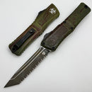 Microtech Knives Combat Troodon Gen III Outbreak Tanto Full Serrated 1144-3OBDS