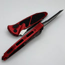 Microtech Socom Elite Auto w/ Red Handles & Black Tanto 161A-1RD