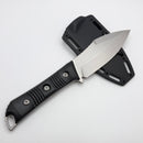Microtech Knives & Borka Blades Always Survive Black G-10 Handles & Stonewash 96-10BK