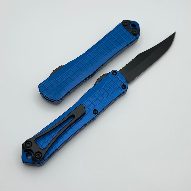 Heretic Knives Manticore S Blue Grenade Frag w/ DLC Bowie Magnacut H022BF-6A-BLU