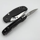 Spyderco Sage 6 w/ Peel Ply Carbon Fiber Scales w/ CPM-S90V Sprint Run C123CFBCLS90VP