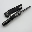 Microtech MSI RAM LOK Mini Black Frag Aluminum Handles w/ Black M390MK 210M-1FR