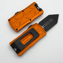 Microtech Exocet II w/ Orange Aluminum Handle & Black Spartan M390MK 1155-1OR