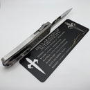 Marfione Custom Combat Troodon LT Gen III w/ Stainless Satin Handle & Mirror D/E