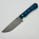 McNees Ridge Runner 3.6" Fixed Blade Blue/Black G-10 w/ Atomic CPM-3V