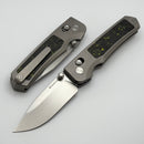 Remette RT Aurora Titanium Handles w/ Carbon Fiber Inlays & M390