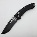 Pre-Owned Microtech Amphibian RAM LOK Black Fluted G-10 & Black M390MK 137RL-1FLGTBK