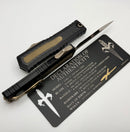Marfione Custom Atreus Black Aluminum Handle w/ Carbon Fiber & Bronze Titanium Inlays & D/E Diamondwash