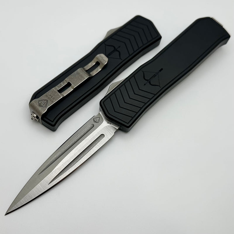 Medford Knife Merc-1 OTF Dagger S45 Tumbled D/E & Black Aluminum