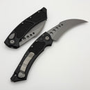 Microtech Hawk w/ Black Aluminum Handle & Apocalyptic M390MK 166-10AP