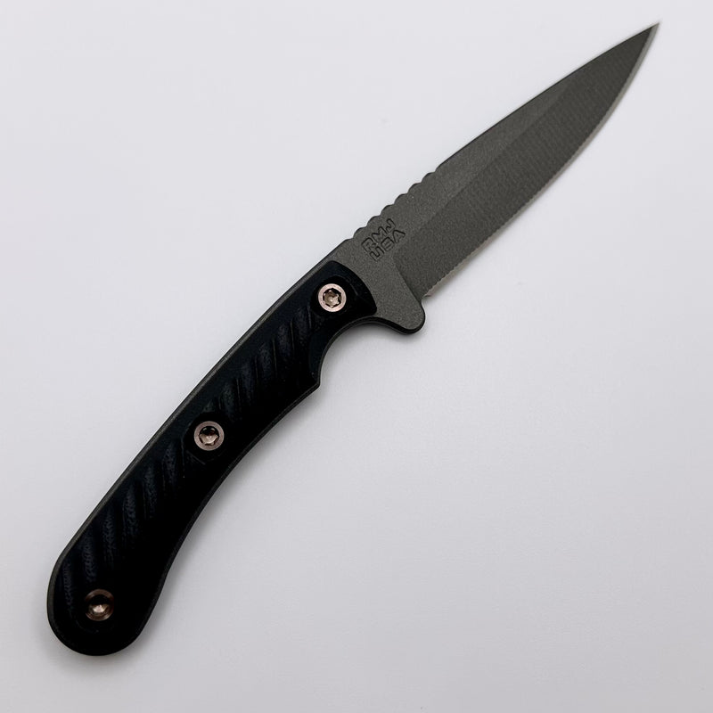 RMJ Tactical Sparrow Fixed Blade Black G-10 & Nitro-V