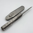 Remette RT Swordfish Titanium Handle w/ Carbon Fiber Inlay & Tanto M390 Manual OTF ZL101A1