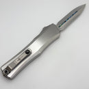Marfione Custom Combat Troodon LT Gen III w/ Stainless Satin Handle & Mirror Abalone Inlaid D/E