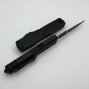 Microtech Ultratech EX - ZBP Bayonet Tactical Full Serrated w/ Black Milled Handle Signature Series 1120EX-3TS