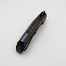 Reate Knives PL-7 Red/Black Micarta Handles & PVD Nitro-V