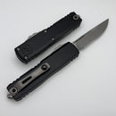 Microtech UTX-85 Gen IV w/ Black Handle & Apocalyptic S/E Part Serrated M390MK 12314-11AP