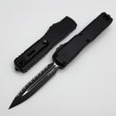 Microtech Ultratech ZBP D/E Tactical Full Serrated w/ Black Handle 1122-3T