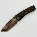 Medford Marauder Full Size Black Samurai Wrap Titanium Handles w/ 0.26" Vulcan S45VN Tanto