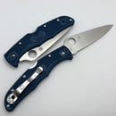 Spyderco Endura 4 FRN Blue Handles w/ SPY27 C10PCBL