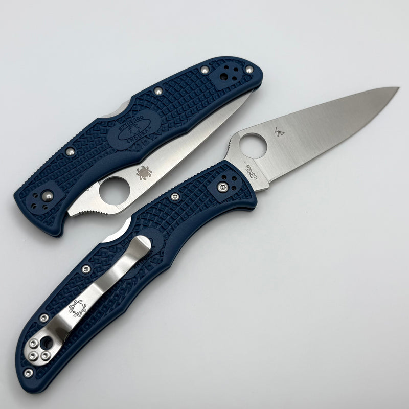 Spyderco Endura 4 FRN Blue Handles w/ SPY27 C10PCBL