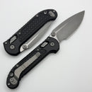 Microtech Knives LUDT Ram-Lok w/ Black Frag Handle & Apocalyptic Drop Point 1135RL-10APFR