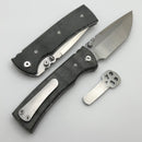 Chaves Knives Redencion 229 w/ Black Micarta & Tanto Elmax - Blue Label