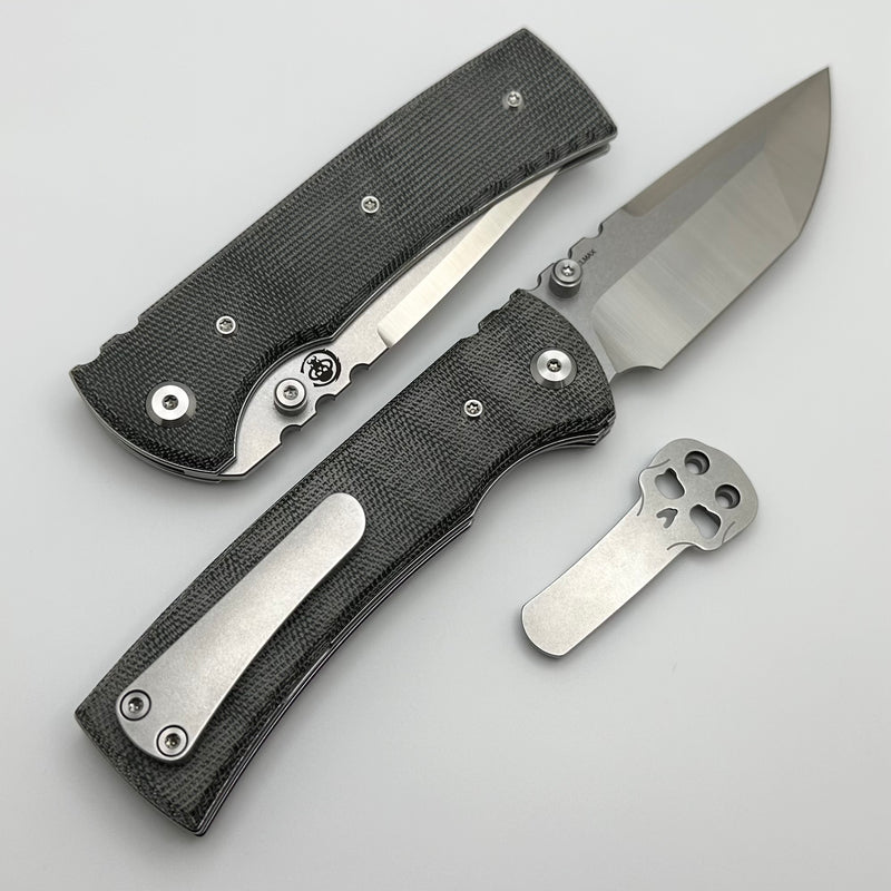 Chaves Knives Redencion 229 w/ Black Micarta & Tanto Elmax - Blue Label