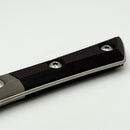 Microtech Paring Knife Black Cherry G-10/Titanium Bolster Handle w/ Stonewash M390MK 3500B-10BC
