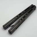 Poikilo Blade PM 3 Midtech Balisong w/ DLC Crystal Titanium Handles & Polished DLC M390 Blade Show Special