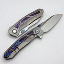 Remette RT Kestrel Titanium Handles w/ Timascus Accents & S35VN RTPO-D